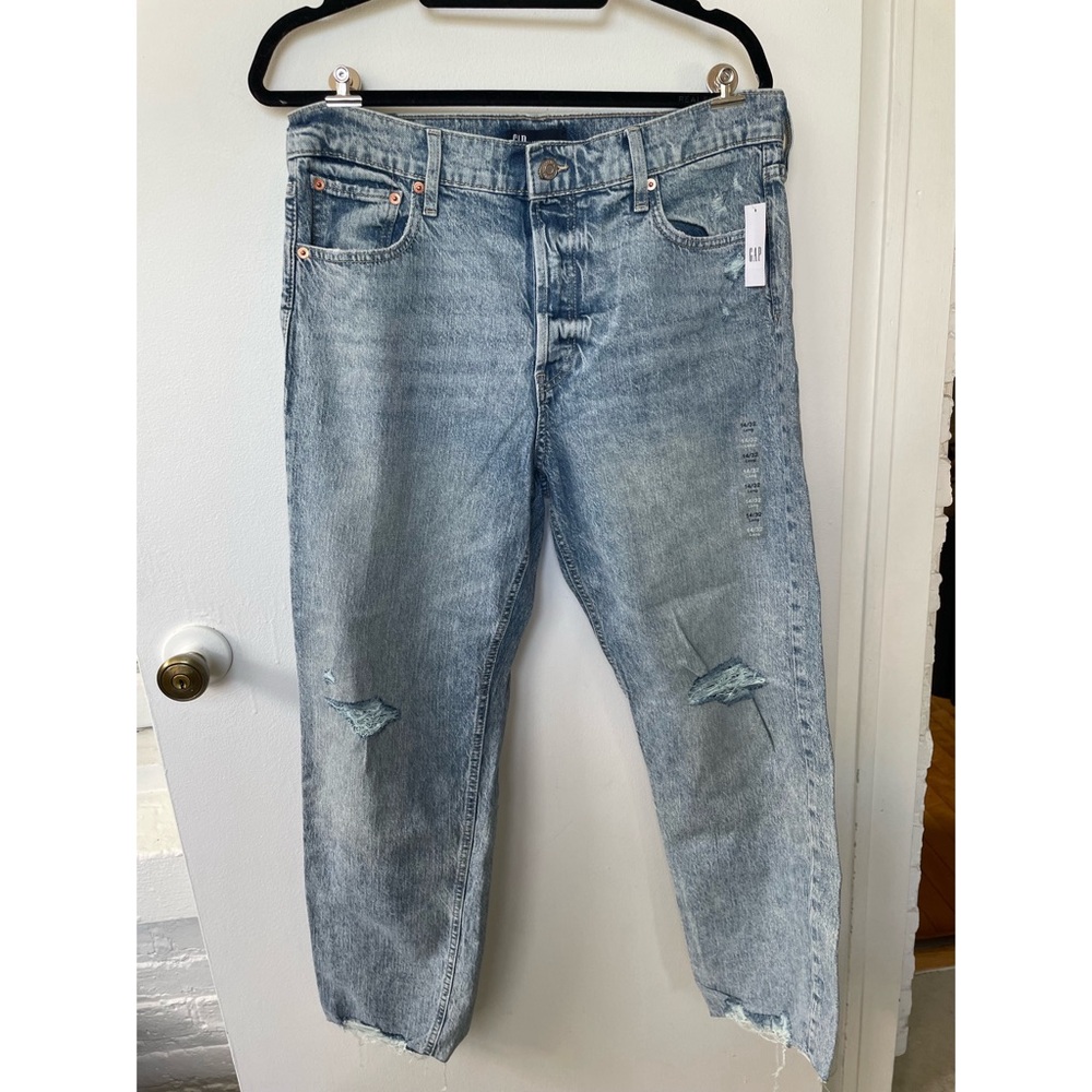 Gap high rise cheeky straight jeans